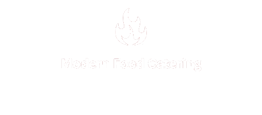 Modern Food catering White Logo