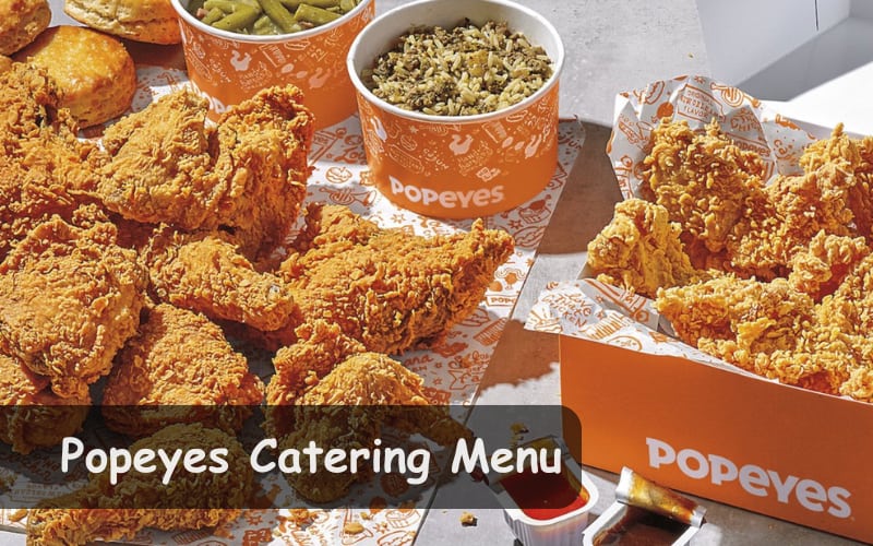 Popeyes Catering Menu