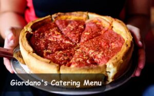 Giordano's Catering Menu