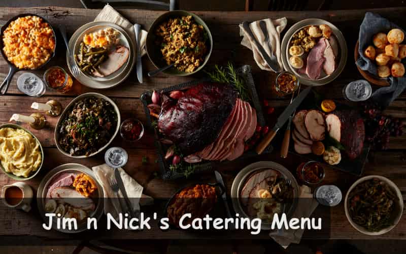Jim n Nick's Catering Menu