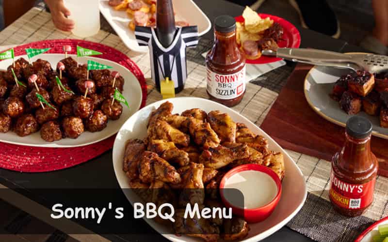 Sonny's BBQ Menu