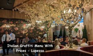 Italian Graffiti Menu