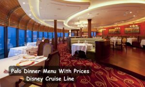 Palo Dinner Menu With Prices